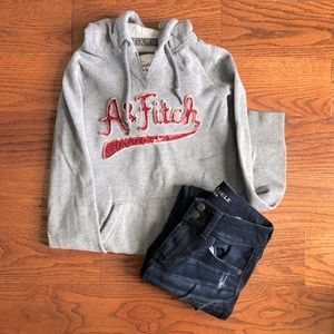 Gray A & F Sweatshirt Hoodie